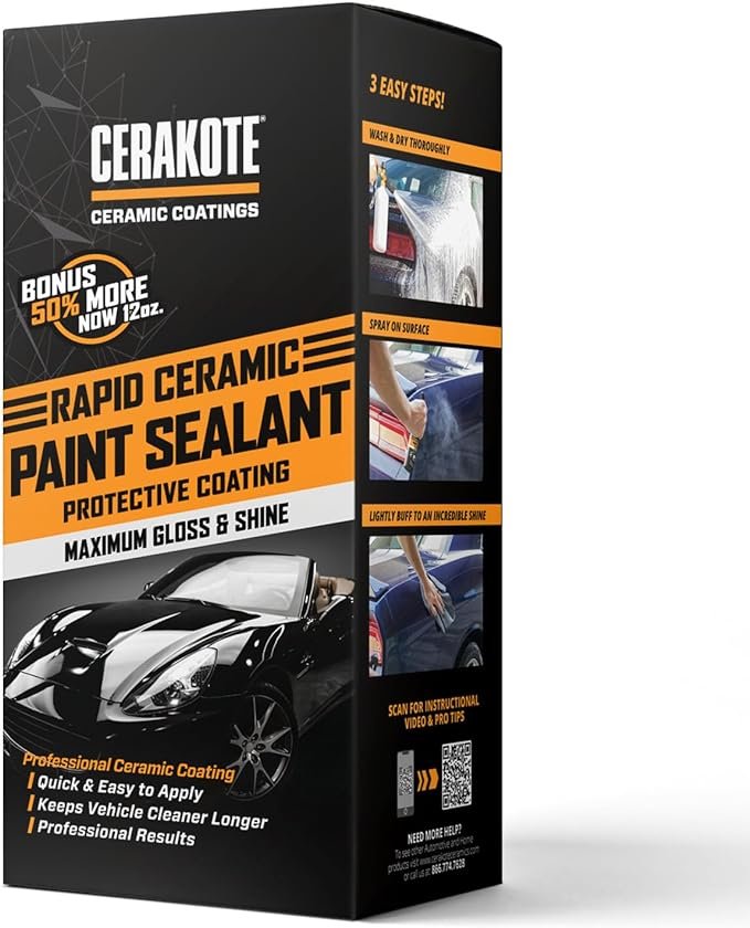 CERAKOTE® Rapid Ceramic Paint Sealant (12 oz.) – Now 50% More With a ...